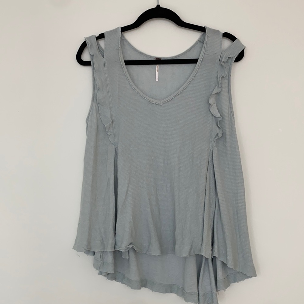 Free People light Blue top